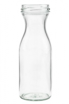 Weithalsflasche 250ml Karaffe, Mündung TO53  Lieferung ohne Verschluss, bei Bedarf bitte separat bestellen!